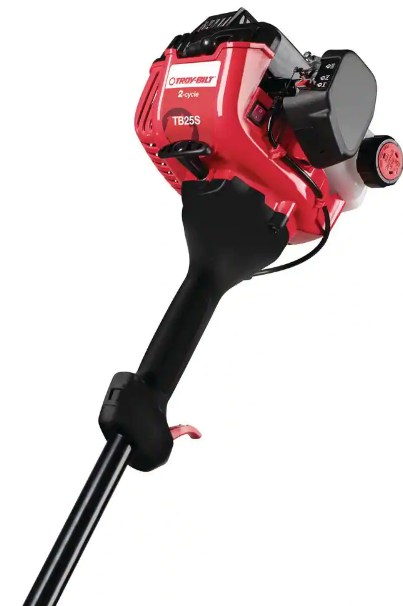 Troy-Bilt 25 cc Gas 2-Stroke Straight Shaft Trimmer with Fixed Line Trimmer Head